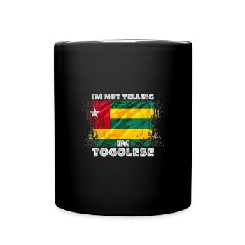 Togo - Tasse einfarbig - Schwarz - Vorne