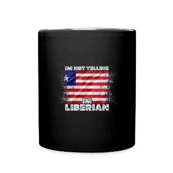 Liberia - Tasse einfarbig - Schwarz - Vorne