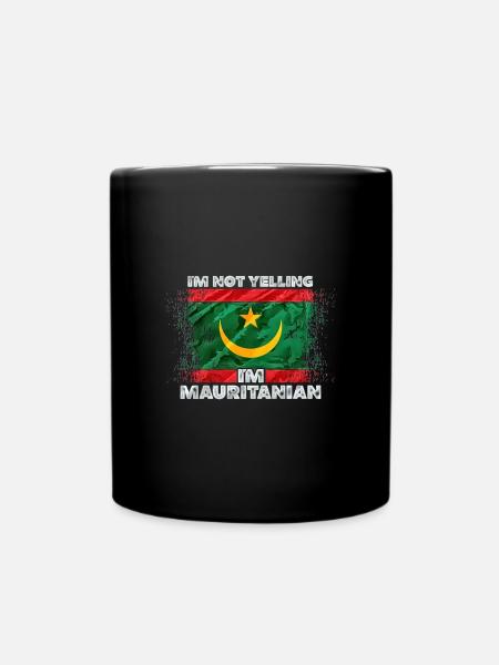 Mauretanien - Tasse einfarbig - Schwarz
