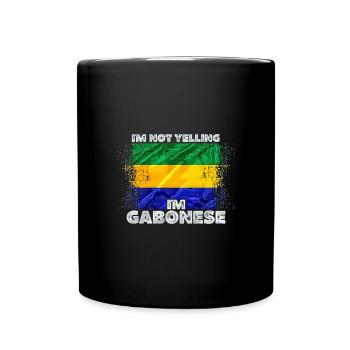 Gabon - Full Colour Mug - black - Front
