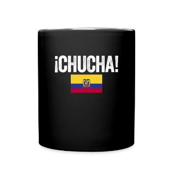 Chucha Ecuador-Flagge Ecuadorianischer Frauen-Cchu - Tasse einfarbig - Schwarz - Vorne