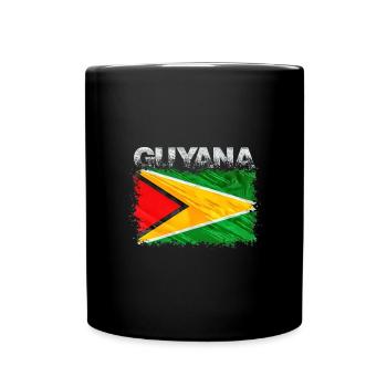 Guyana - Mug uni - noir - Devant