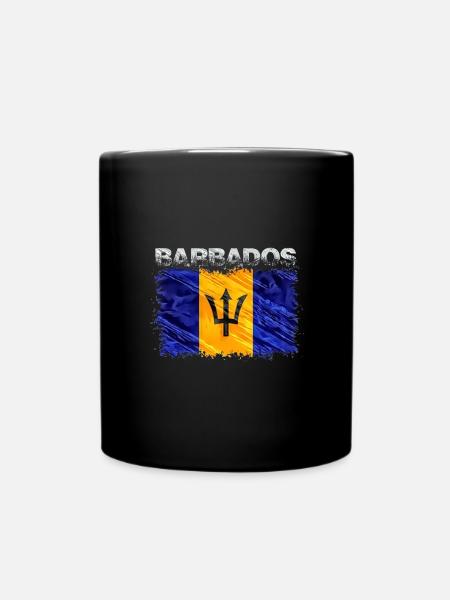 Barbados - Full Colour Mug - black