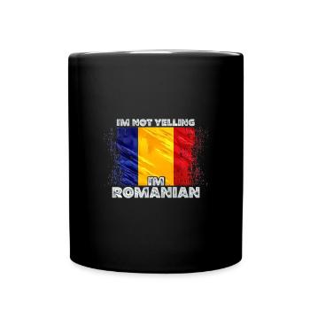 Romania - Full Colour Mug - black - Front