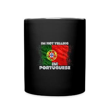 Portugal - Mug uni - noir - Devant