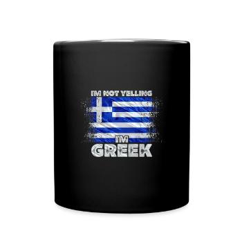 Greece - Full Colour Mug - black - Front