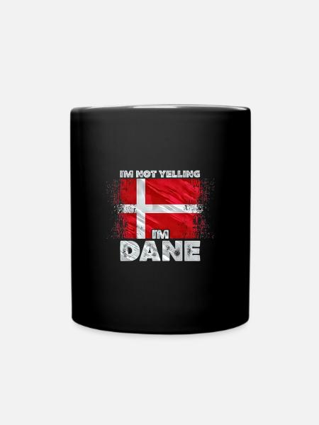 Dänemark - Tasse einfarbig - Schwarz