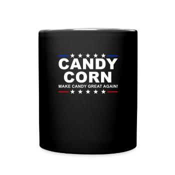 Candy Corn macht Süßigkeiten wieder großartig Hall - Tasse einfarbig - Schwarz - Vorne