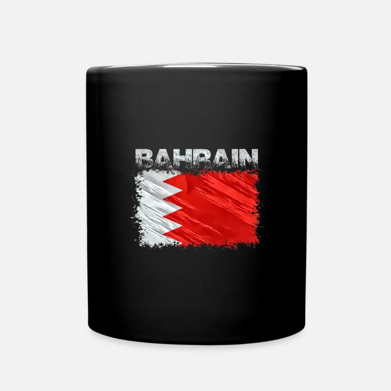 Bahrain - Tasse einfarbig - Schwarz
