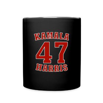 Kamala 47 Kamala 2024 Damen Kamala 47 - Tasse einfarbig - Schwarz - Vorne
