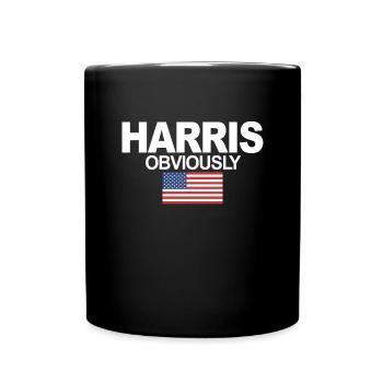 Harris Obvious Harris 2024 Kamala 202 Femme - Mug uni - noir - Devant