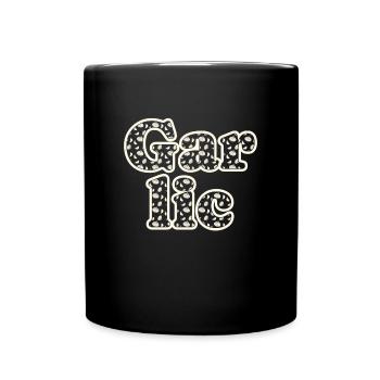 Légumes à l’ail - Mug uni - noir - Devant