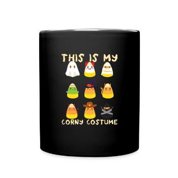 Das ist mein kitschiges Halloween-Kostüm für Kinde - Tasse einfarbig - Schwarz - Vorne