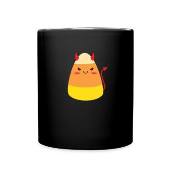 Candy Corn Teufel Kostüm Halloween Kinder Candy Co - Tasse einfarbig - Schwarz - Vorne