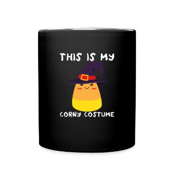 Das ist mein kitschiges Kostüm für Kinder, Hexe, Z - Tasse einfarbig - Schwarz - Vorne