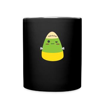 Candy Corn Monster Kostüm Halloween Candy Corn - Tasse einfarbig - Schwarz - Vorne