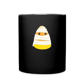 Candy Corn Mumie Kostüm Halloween Candy Corn - Tasse einfarbig - Schwarz - Vorne