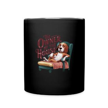 The Owner of the House Relaxation für einen - Tasse einfarbig - Schwarz - Vorne