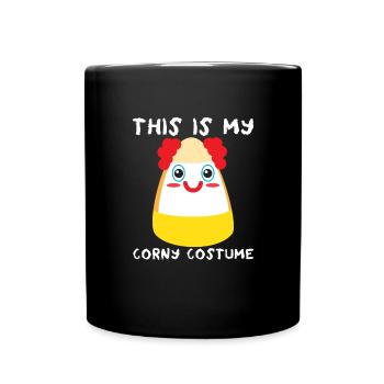 Das ist mein kitschiges Kostüm für Kinder Clown Ca - Tasse einfarbig - Schwarz - Vorne