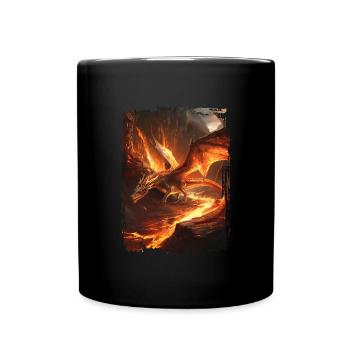 Kite - Full Colour Mug - black - Front