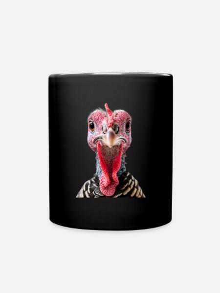 Truthahn - Tasse einfarbig - Schwarz