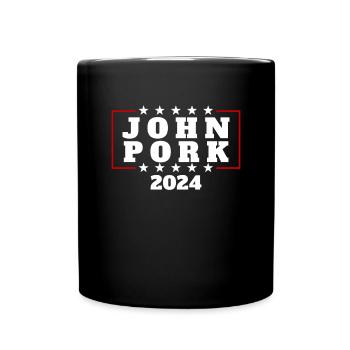 John Pork 2024 John Pork - Tasse einfarbig - Schwarz - Vorne
