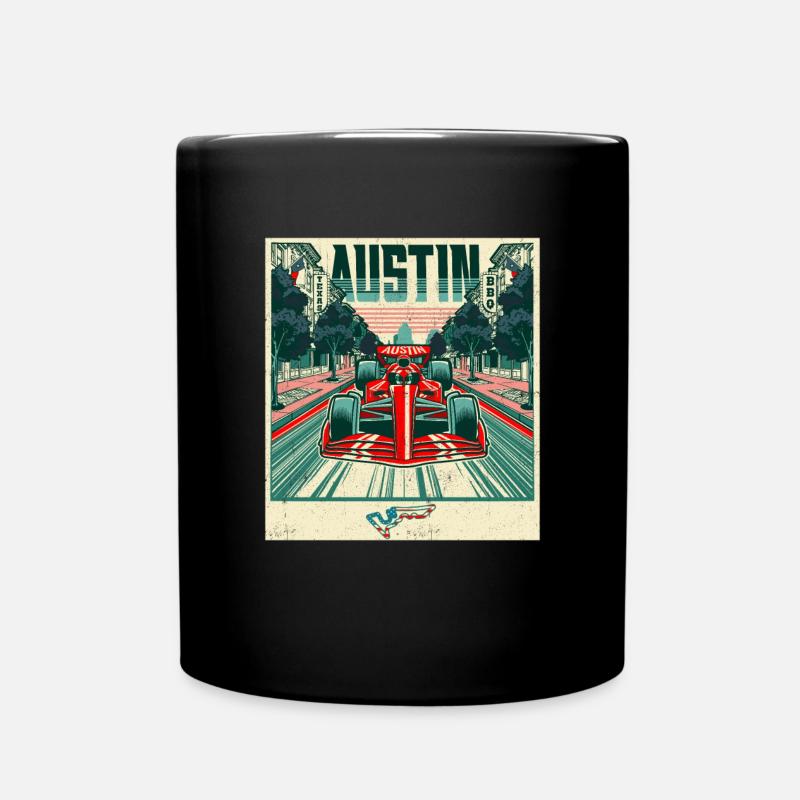 Austin-Formelrennen Austin-Rennen Formelrennen - Tasse einfarbig - Schwarz