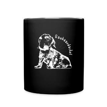 Wire-haired Dachshund Loyal Companion Dogs - Full Colour Mug - black - Front