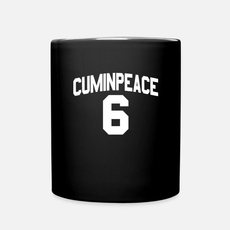 Cuminpeace 6 Trikot für Erwachsene, unangemessen p - Tasse einfarbig - Schwarz