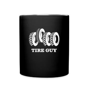 Tire Guy Tire Wheels Wheel Replacement - Full Colour Mug - black - Front
