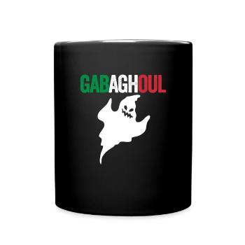 Gabaghoul Italienisches Halloween Gabagool Gabagho - Tasse einfarbig - Schwarz - Vorne