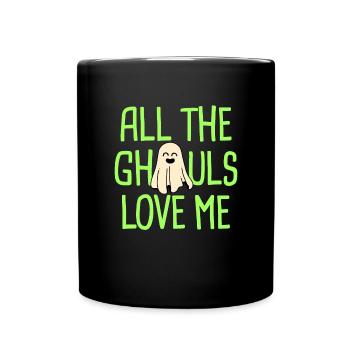 Tous Les goules m’aiment Enfants Garçons Tout-petit Hal - Mug uni - noir - Devant