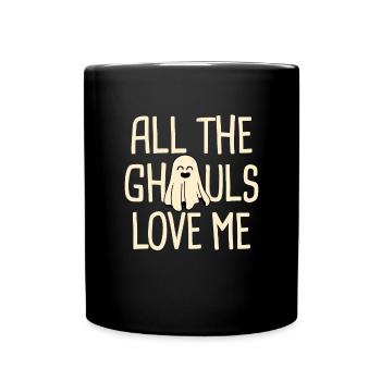 Tous Les goules m’aiment Enfants Garçons Tout-petit Hal - Mug uni - noir - Devant