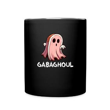 Gabaghoul Italienisches Halloween Gabagool Gabagho - Tasse einfarbig - Schwarz - Vorne