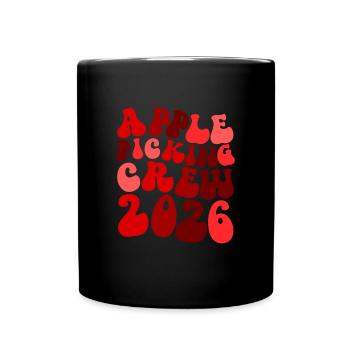 Apple Picking Crew 2026 Orchard Apple Picking Crew - Full Colour Mug - black - Front