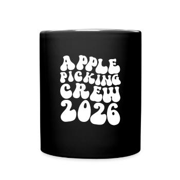 Apple Picking Crew 2026 Orchard Apple Picking Crew - Full Colour Mug - black - Front