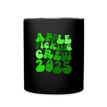 Apple Picking Crew 2025 Orchard Apple Picking Crew - Full Colour Mug - black - Front