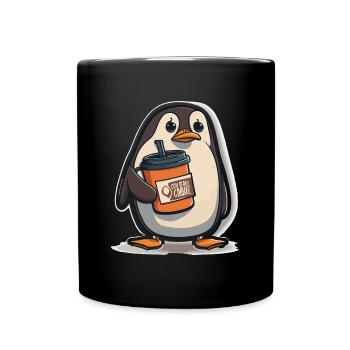 Pengu L - Full Colour Mug - black - Front