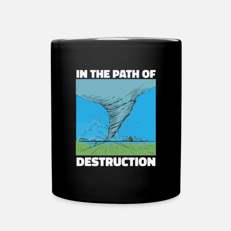 Storm Chasing: In the Path of Destruction - Full Colour Mug - black