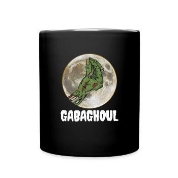 Gabaghoul Italienischer Halloween-Zombie-Gabagool - Tasse einfarbig - Schwarz - Vorne