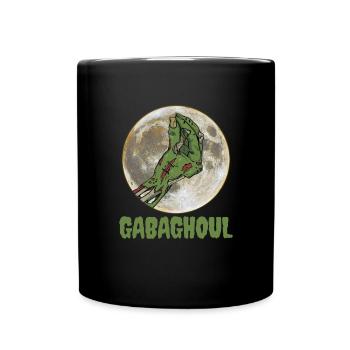 Gabaghoul Italienischer Halloween-Zombie-Gabagool - Tasse einfarbig - Schwarz - Vorne