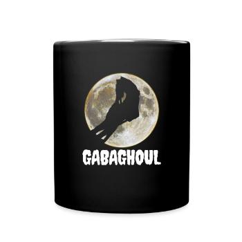 Gabaghoul Italienischer Halloween-Zombie-Gabagool - Tasse einfarbig - Schwarz - Vorne