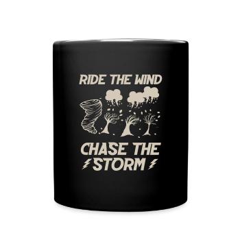 Wind Rider : L’odyssée du chasseur de tempêtes - Mug uni - noir - Devant