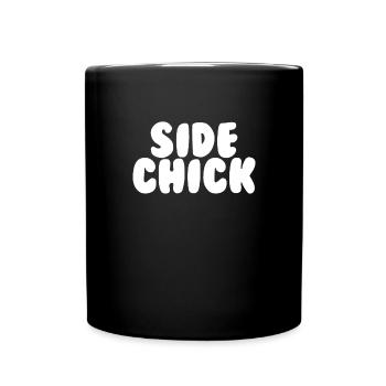 Side Chick Fun Side Chick Thanksgiving for F - Full Colour Mug - black - Front