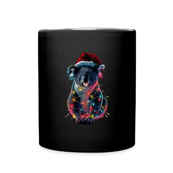Noël Koala - Mug uni - noir - Devant