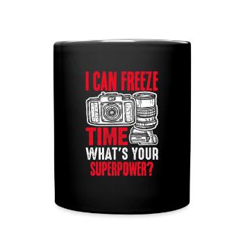 Photographer Superpower - Full Colour Mug - black - Front