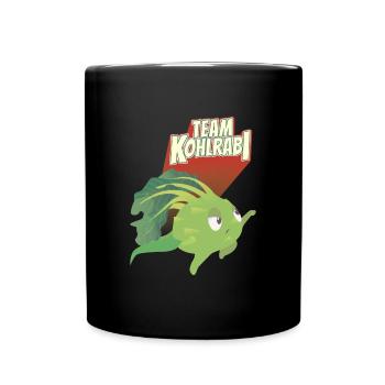Équipe de chou-rave Légumes Vegan - Mug uni - noir - Devant