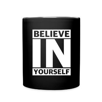 Croyez en vous | Confiance en soi, réussite - Mug uni - noir - Devant