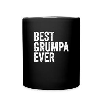 Le meilleur Grumpa de tous les temps. Drôle de grand-père. Meilleur G - Mug uni - noir - Devant