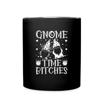 Gnome Costume Hommes Gnome Temps Salopes Gnome - Mug uni - noir - Devant